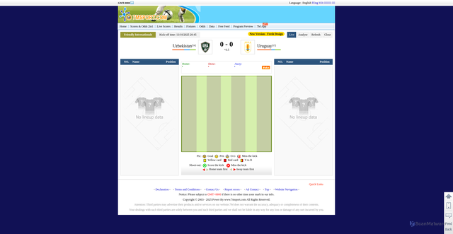 Security scan screenshot of https://data.7msport.com/goaldata/en/4991263.shtml
