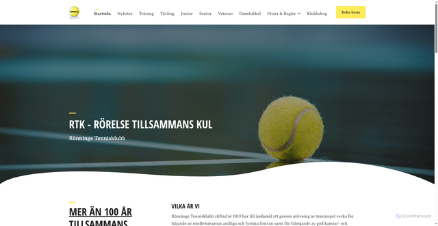 Security scan screenshot of https://ronningetk.se