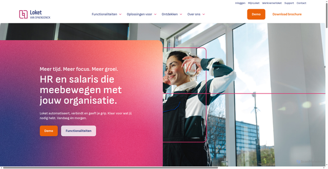 Security scan screenshot of https://www.loket.nl