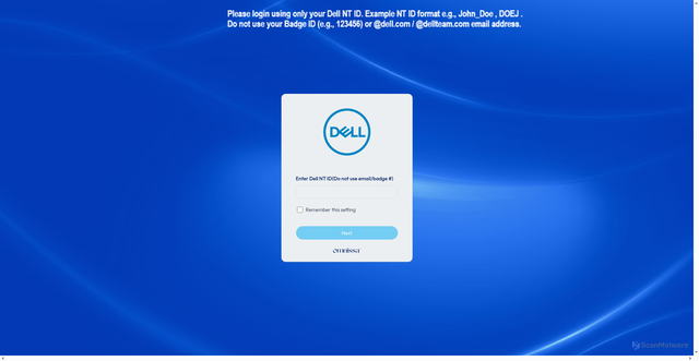 Security scan screenshot of https://myapps.dell.com