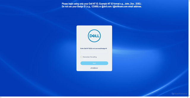 Security scan screenshot of https://myapps.dell.com