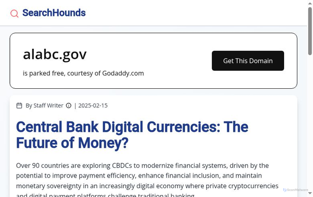 Security scan screenshot of https://alabc.gov/