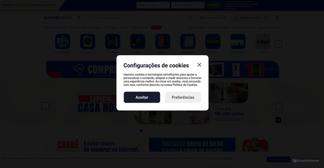 Security scan screenshot of https://prepbahia.vercel.app/