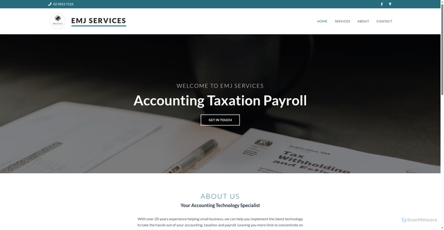 Security scan screenshot of http://website-emjservices.pages.dev/
