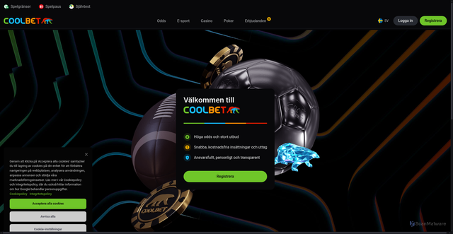 Security scan screenshot of https://www.coolbet.com/?aff_sub3=https%3A%2F%2Ftasuta-keerutus.ee%2F