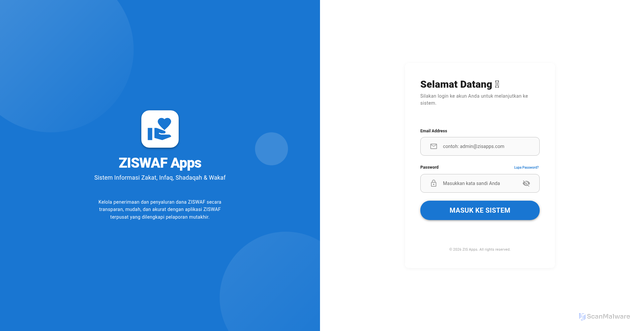 Security scan screenshot of https://ziswafapps-78j4u61hn0.edgeone.dev/