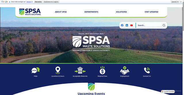 Security scan screenshot of https://www.spsava.gov/