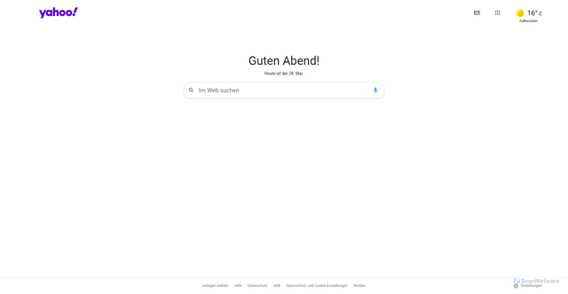 Security scan screenshot of https://ch.search.yahoo.com
