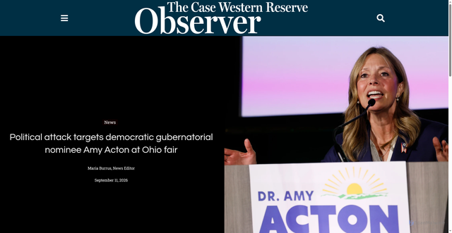 Security scan screenshot of https://observer.case.edu/political-attack-targets-democratic-gubernatorial-nominee-amy-acton-at-ohio-fair/