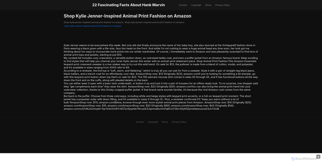 Security scan screenshot of https://pannlampahugo-61bjbugn9m.edgeone.app/12569-shop-kylie-jenner-inspired-animal-print-fashion-on-amazon.html