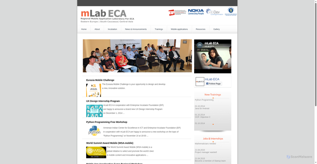 Security scan screenshot of https://www.mlabeca.com