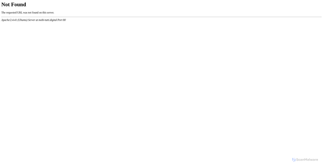Security scan screenshot of https://mobi-tutti.digital/login.php