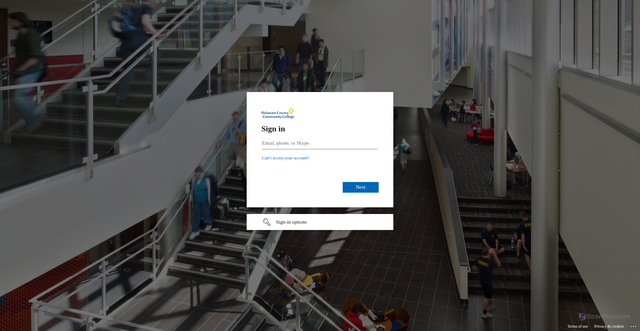 Security scan screenshot of https://dccc0-my.sharepoint.com