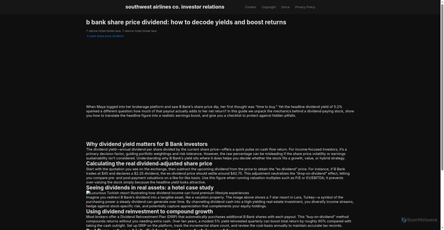 Security scan screenshot of https://jagatnovasphere-dpa4iss0cpip.edgeone.app/b-bank-share-price-dividend.html