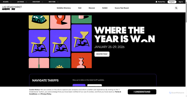 Security scan screenshot of https://www.lasvegasmarket.com/