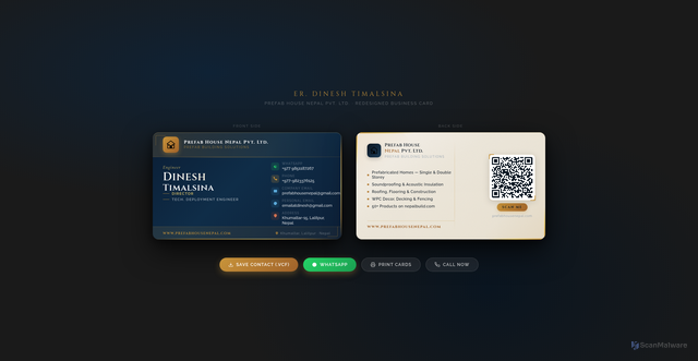 Security scan screenshot of https://dineshtimvcard-1ochuay767.edgeone.app/