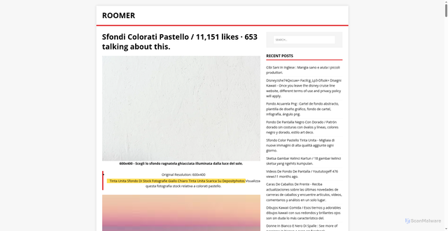 Security scan screenshot of https://matoran.pages.dev/post/sfondi-colorati-pastello/