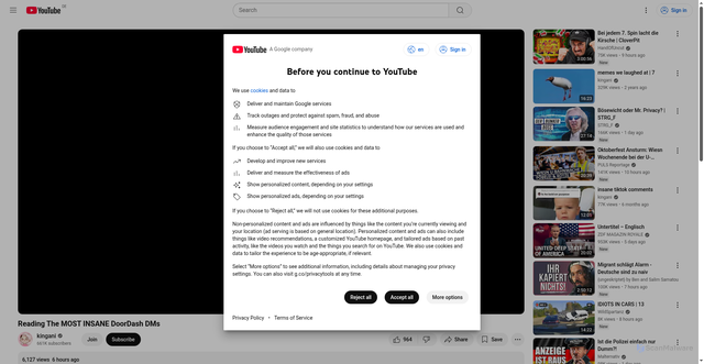 Security scan screenshot of https://www.youtube.com/watch?v=nFv5pGYkCps
