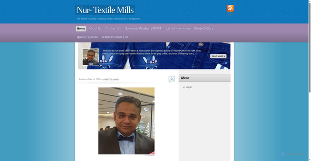 Security scan screenshot of https://nur-textile.com/