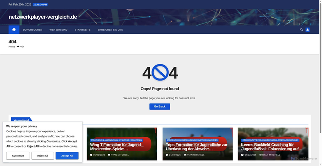 Security scan screenshot of https://netzwerkplayer-vergleich.de/wp-json/wp/v2/pages/86