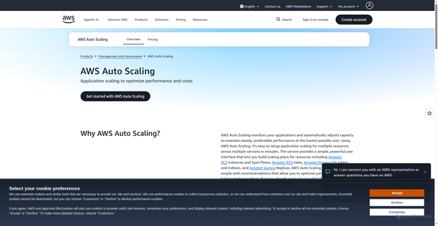 Security scan screenshot of https://autoscaling.eu-west-2.amazonaws.com