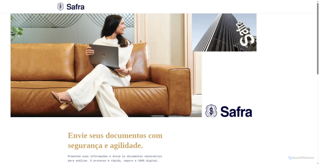 Security scan screenshot of https://safradocumentos.vercel.app/