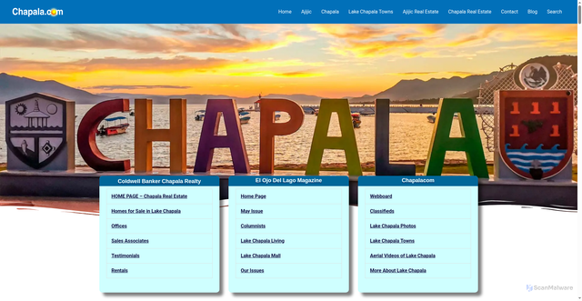 Security scan screenshot of https://chapala.com