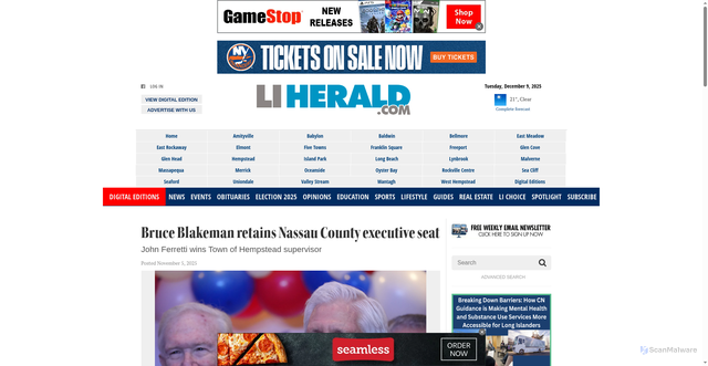 Security scan screenshot of https://www.liherald.com/stories/bruce-blakeman-retains-nassau-county-executive-seat,218464