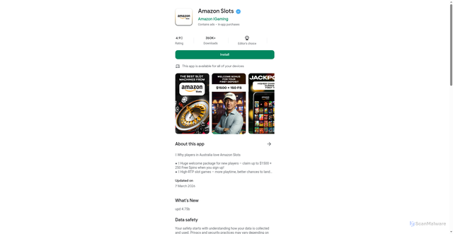 Security scan screenshot of https://jaggedashenwing.shop/