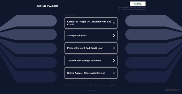 Security scan screenshot of https://ecellar-rw.com