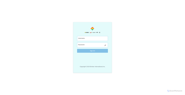 Security scan screenshot of https://vpn.brinker.com