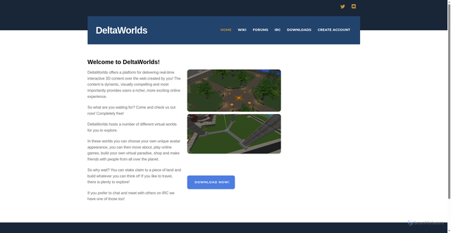 Security scan screenshot of https://www.deltaworlds.com