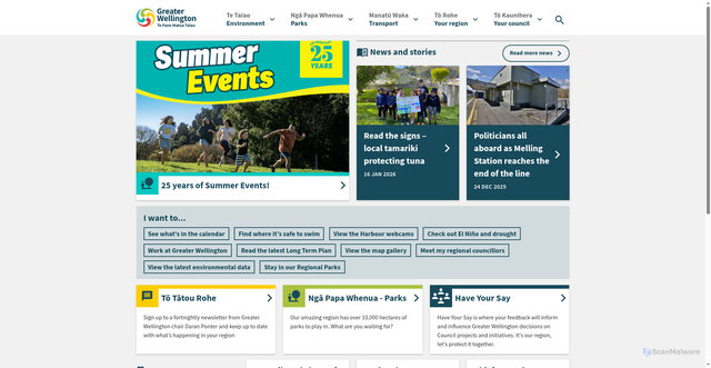 Security scan screenshot of https://www.gw.govt.nz:443/