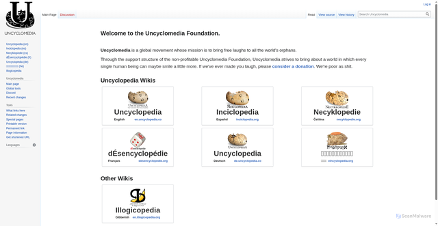 Security scan screenshot of https://uncyclomedia.co