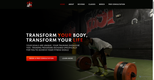 Security scan screenshot of http://builtbymeez-website.pages.dev/