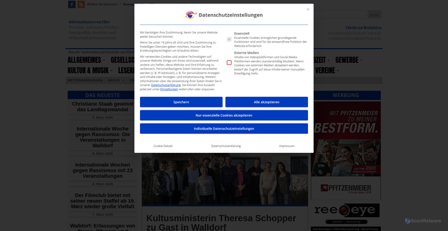 Security scan screenshot of https://www.wiwa-lokal.de