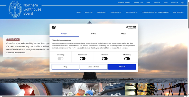 Security scan screenshot of http://www.nlb.org.uk/