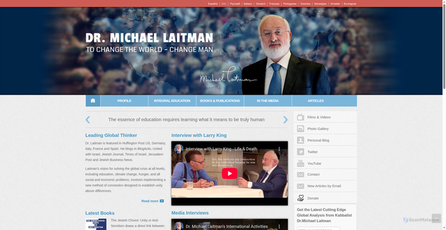 Security scan screenshot of https://laitman.com