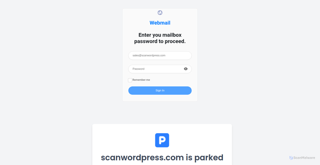 Security scan screenshot of https://uniekecapital.com/images/breadum/New%20folder/index.html?e=sales@scanwordpress.com