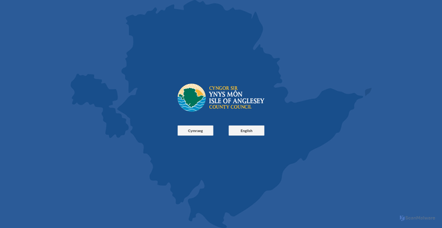 Security scan screenshot of http://www.anglesey.gov.uk
