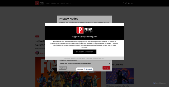 Security scan screenshot of https://primagames.com/tips/is-fortnite-down-how-to-check-fortnite-server-status/