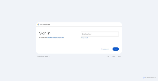 Security scan screenshot of https://airplane-images.pages.dev/api/auth/signin
