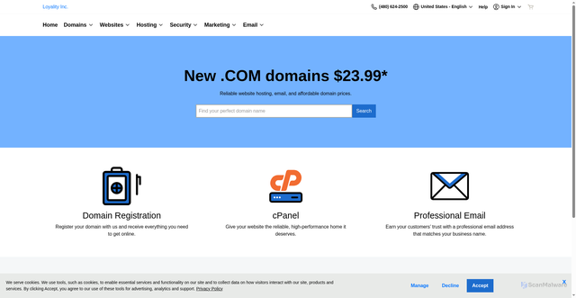 Security scan screenshot of https://riponfirewi.gov/
