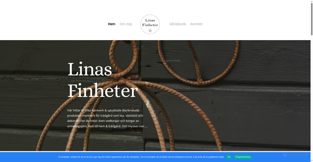Security scan screenshot of https://linasfinheter.se