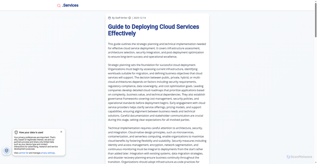 Security scan screenshot of https://secure-cloud.co