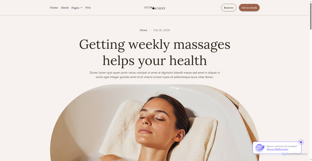 Security scan screenshot of https://studioorchidee.ca/blog-pages/blog-posts/getting-weekly-massages-helps-your-health-copy