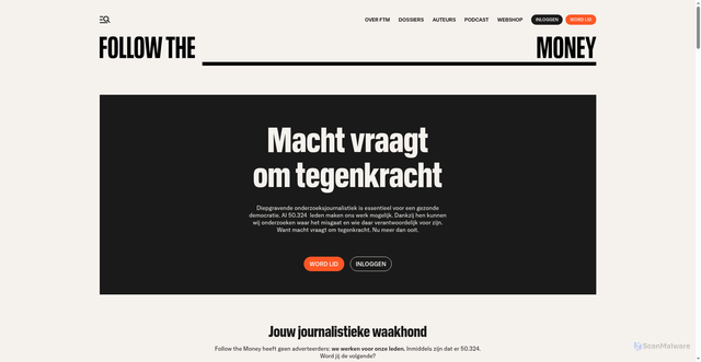 Security scan screenshot of https://ftm.nl