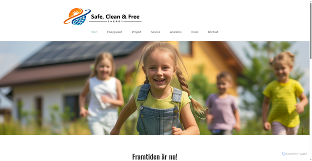 Security scan screenshot of https://safe-solar.se