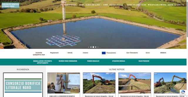 Security scan screenshot of https://www.consorziobonificalitoralenord.it/