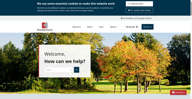 Security scan screenshot of https://www.knowsley.gov.uk/